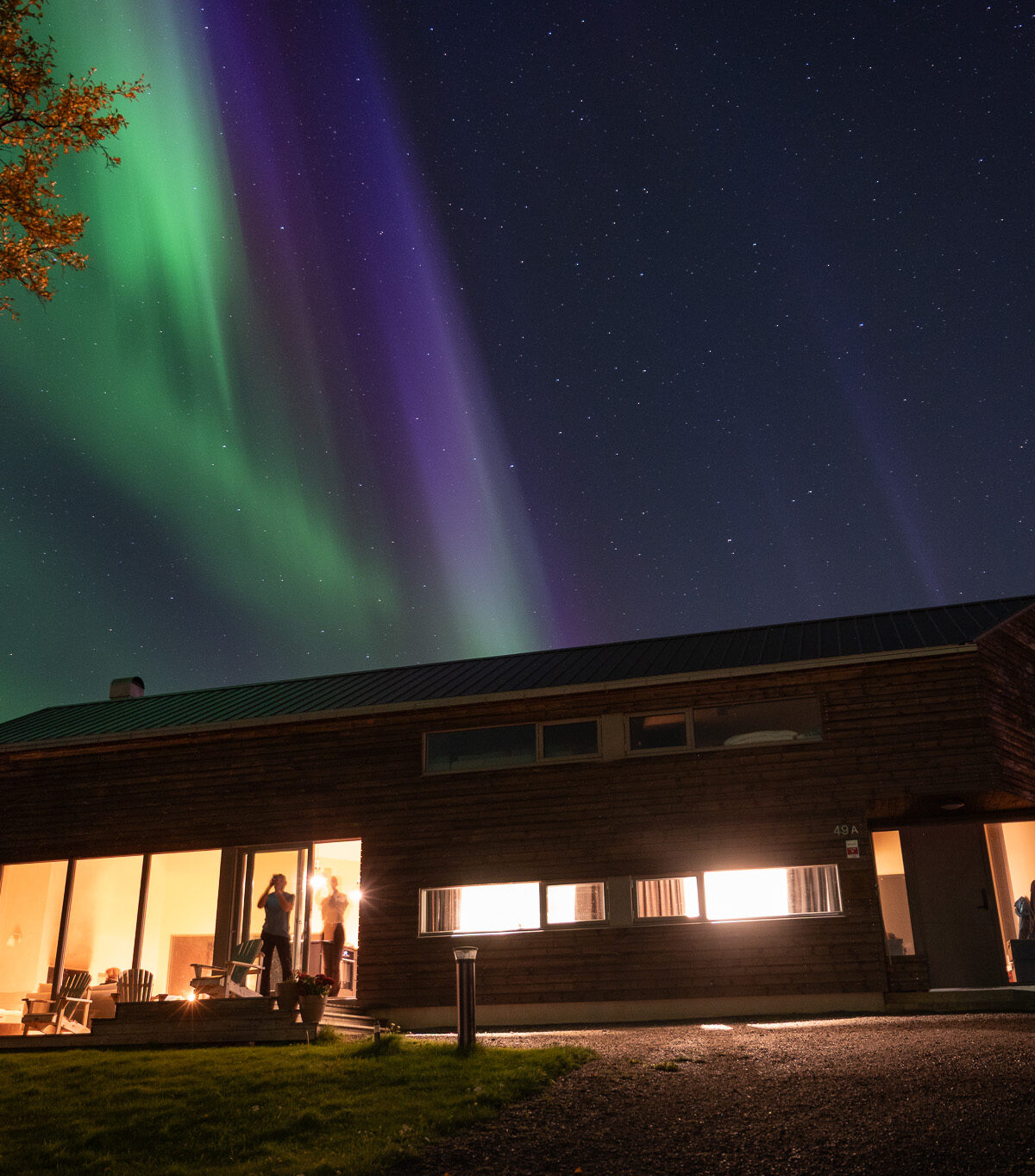 Green and Violet Sky — Skagenhaugen