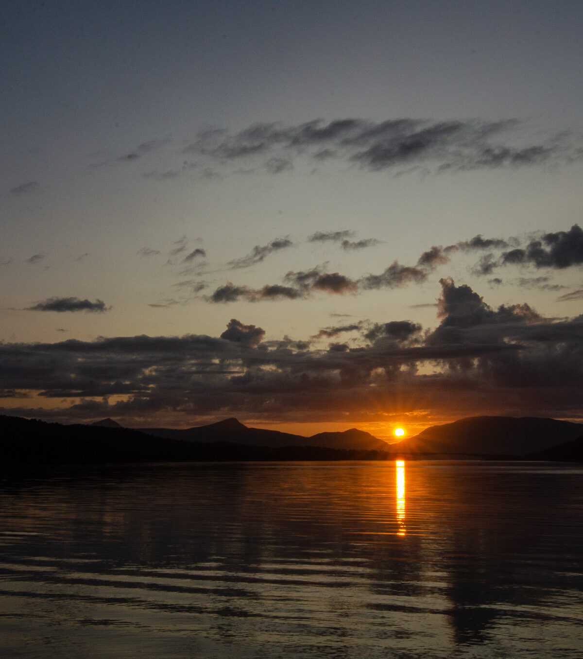 Last Light Between the Mountains — Djupfjordbotn