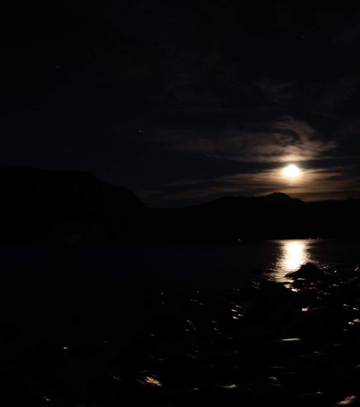 Moonlight on the Fjord