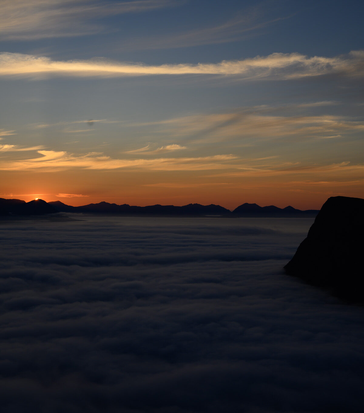 Sunset Over the Clouds — Keipen